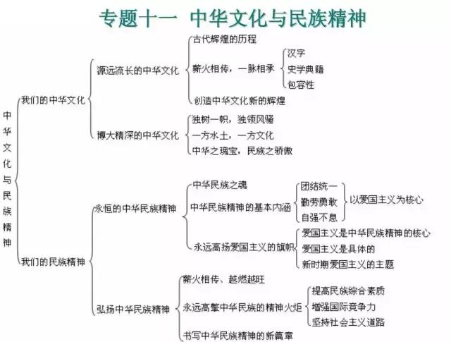 高中9科思维导图/高频考点导图汇总