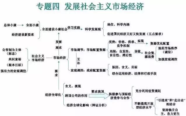 高中9科思维导图/高频考点导图汇总