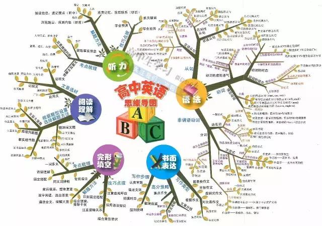 高中9科思维导图/高频考点导图汇总