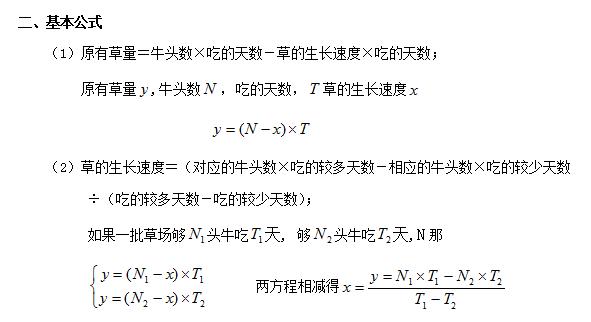 行程问题常见考点之牛吃草问题