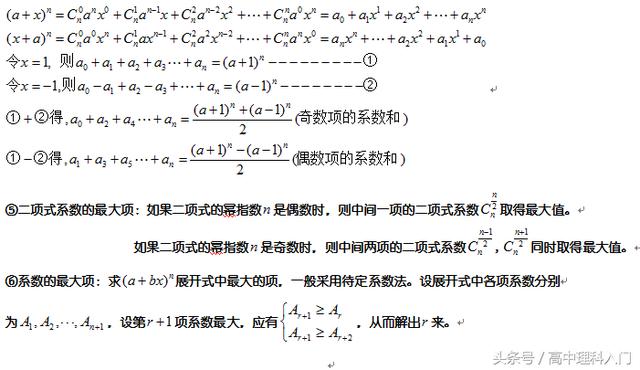 二项式定理小全集