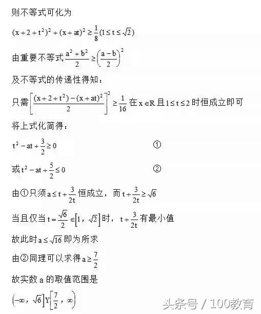 高中数学三年，学好函数只需掌握这10道题