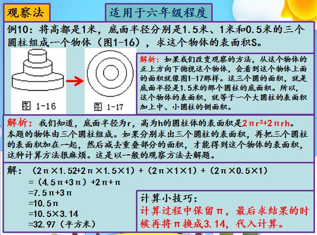 纯干货！小学奥数解题方法大全之观察法（含1-6年级题目和解析）