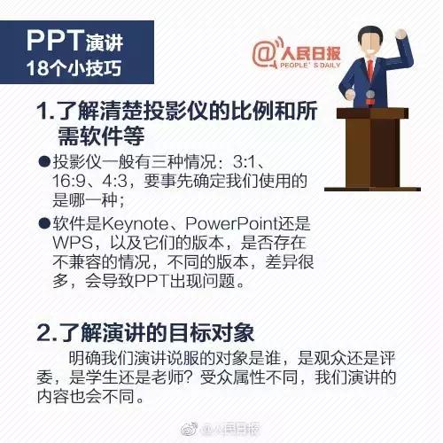 18个PPT实用演讲技巧，让你一鸣惊人！