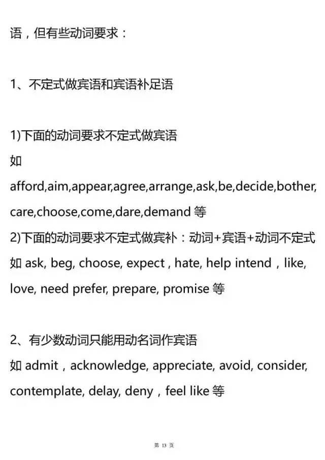 史上最全高中英语语法大汇总！掌握了，高考英语至少130+！