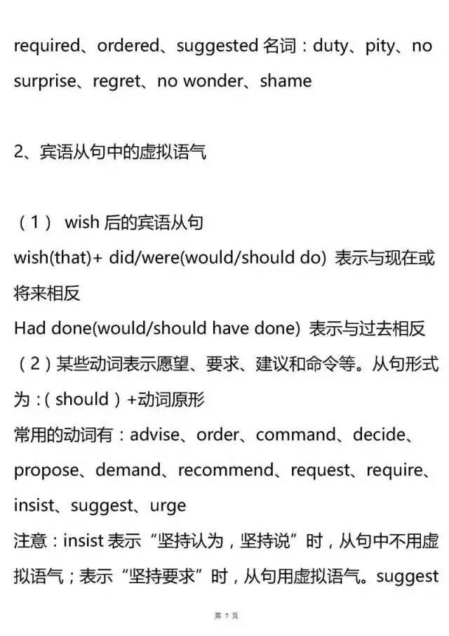 史上最全高中英语语法大汇总！掌握了，高考英语至少130+！