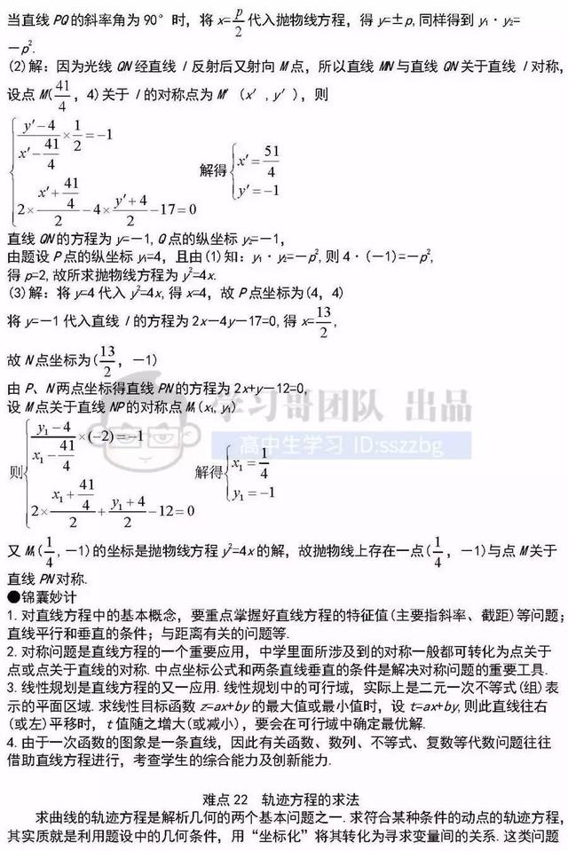 高中数学41个重难点知识详解