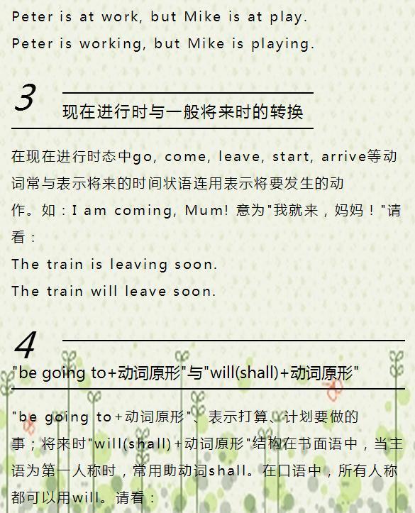 初中英语时态转换+8大时态归纳，老师上课不会讲知识，给孩子收藏