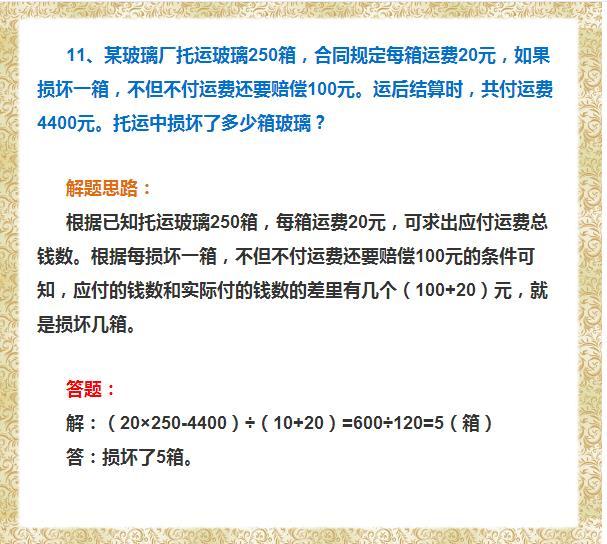 孩子不会做应用题怎么办？数学老师带你过五关斩六将！