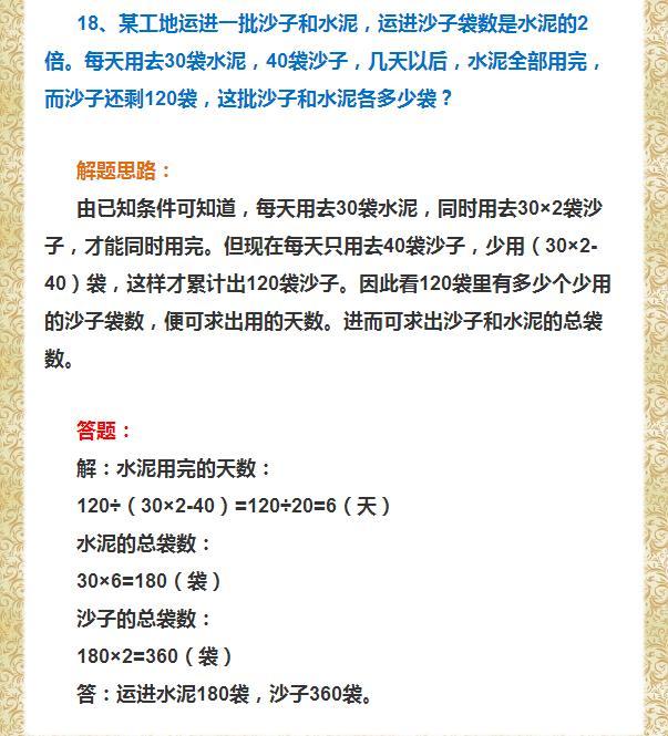 孩子不会做应用题怎么办？数学老师带你过五关斩六将！