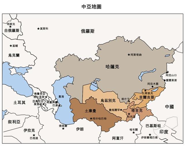 地理课堂丨世界分区地理之中亚重点考点及知识拓展