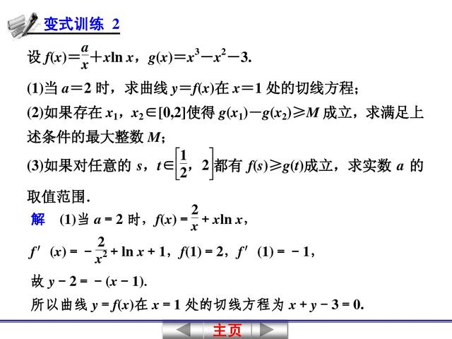 高中数学关于导函数的综合应用问题，高考经常考查且难度较大