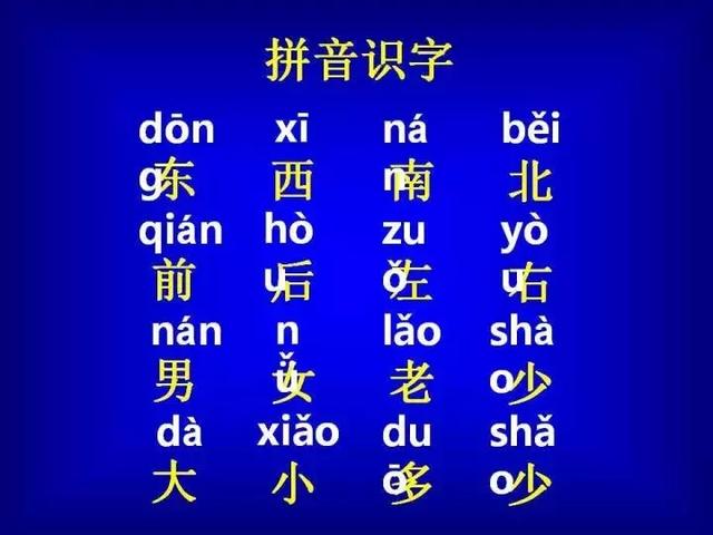 一年级语文上册期中考试复习知识点归类