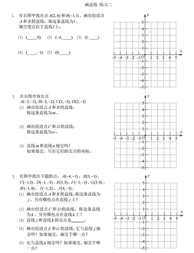 初一下册 平面直角坐标系 考试再也不用担心