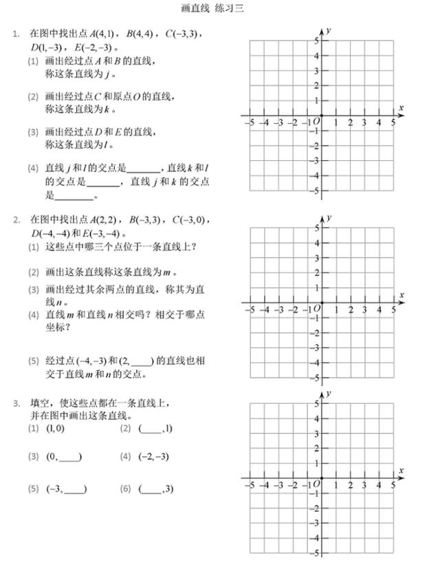 初一下册 平面直角坐标系 考试再也不用担心