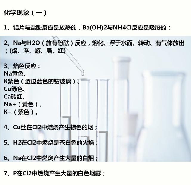 高中化学必考知识点归纳总结，需要的朋友们赶紧来收走！