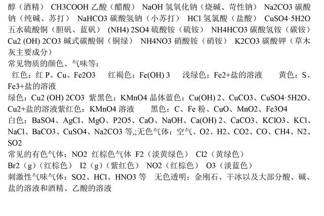 初中化学重要方程式及反应现象，老师看了都说有用！