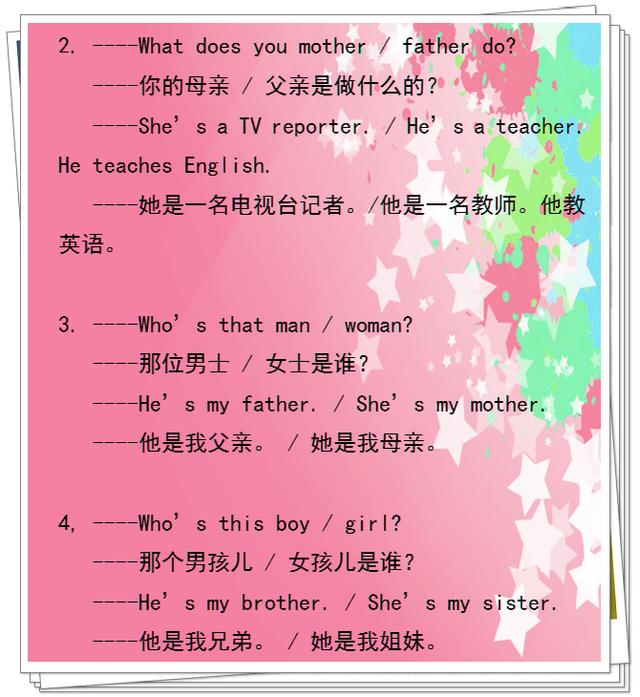 小学英语：问人名、年龄、颜色、时间、日期、方位应有尽有！