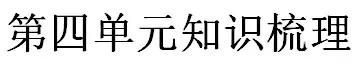 初一语文丨第4单元字词汇总+文言文梳理+考点链接，为孩子转发