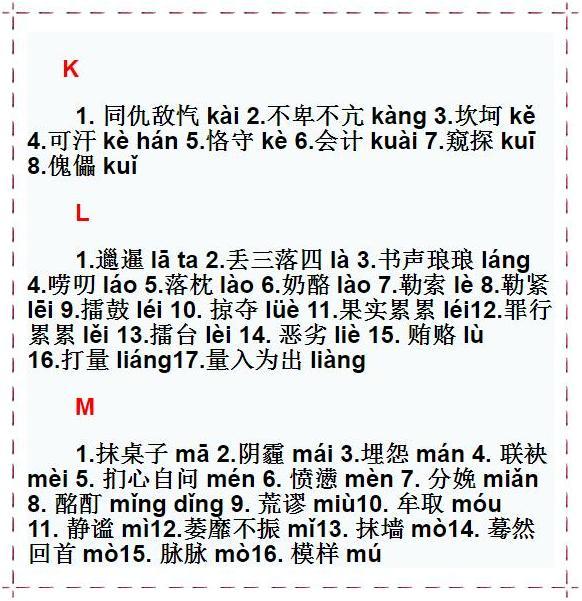 这份资料，包含了初中3年所有的生字词