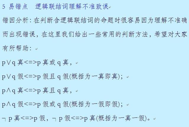 高中数学解题小技巧与几何部分重点知识。