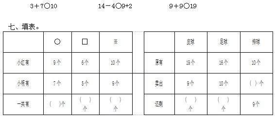 1-6年级数学期末高分卷