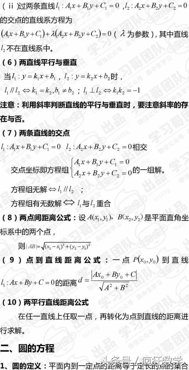 高中数学必修二知识点全汇总