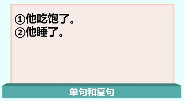 高中语文语法基础知识，高一高二多了解些吧：单句和复句