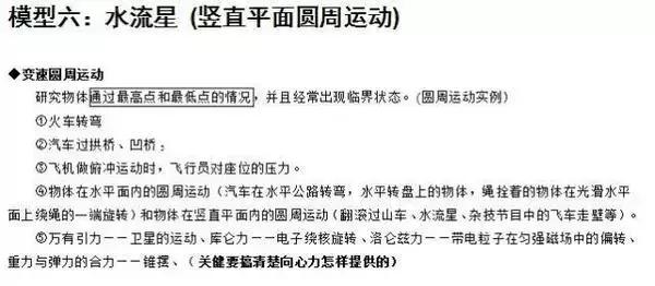 易错的24个高中物理答题模型整理