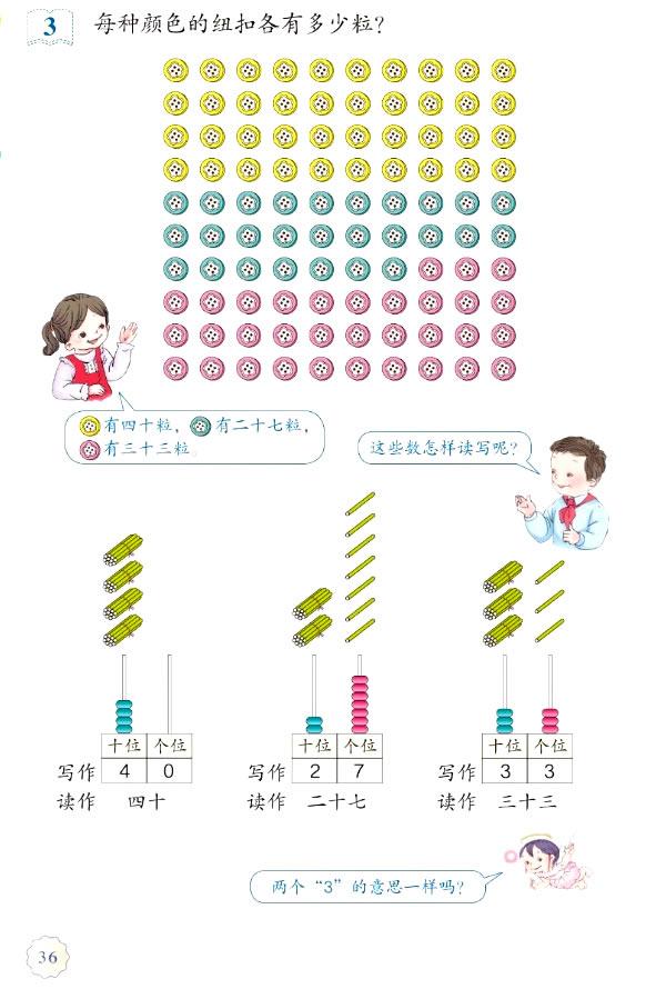 小学部编版一年级数学下册电子课本图片全册教材