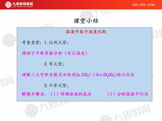 高中化学丨溶液中离子浓度大小的比较及其规律与应用，全面详解！