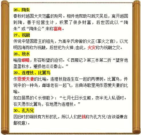 语文高考诗词鉴赏50个意象汇总