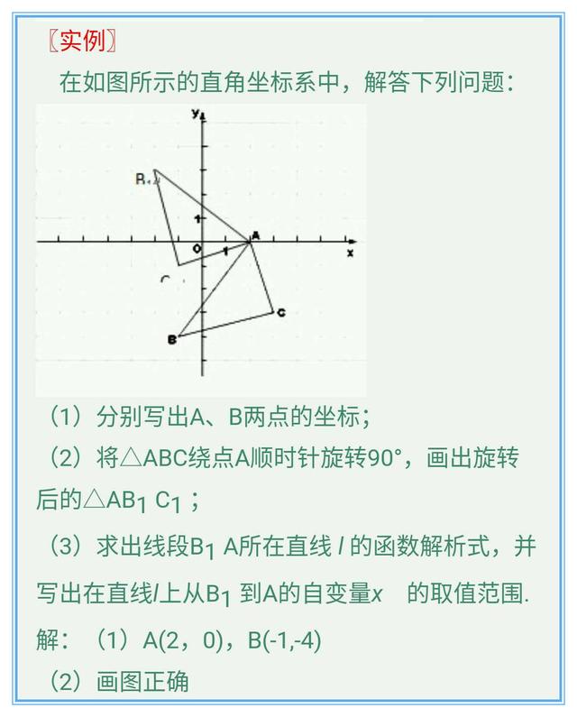 初中数学图形的旋转知识点总复习，尽快收藏，帮孩子攻克中考难题