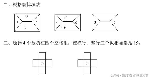 一年级数学《找规律》，例题讲解，精选习题，看完就会