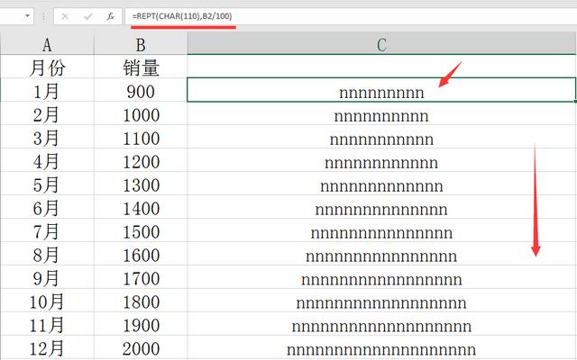 Excel符号柱形图设置技巧，简单函数高效应用，赶紧GET