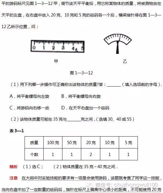 质量和密度，32道典型例题解析