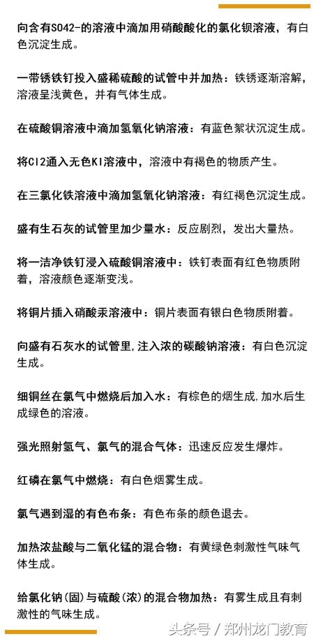 高考化学实验重要知识点总结，掌握这些，化学考次次满分！