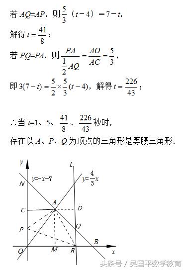 中考数学压轴题讲解分析：一次函数与几何综合问题