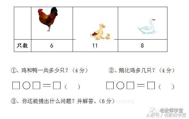 一年级数学期末练习卷