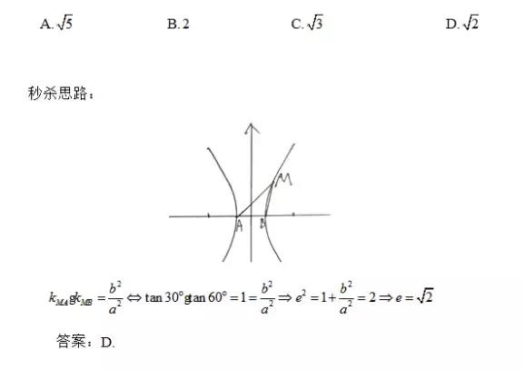 数学期末备考：椭圆、双曲线、抛物线的专题复习