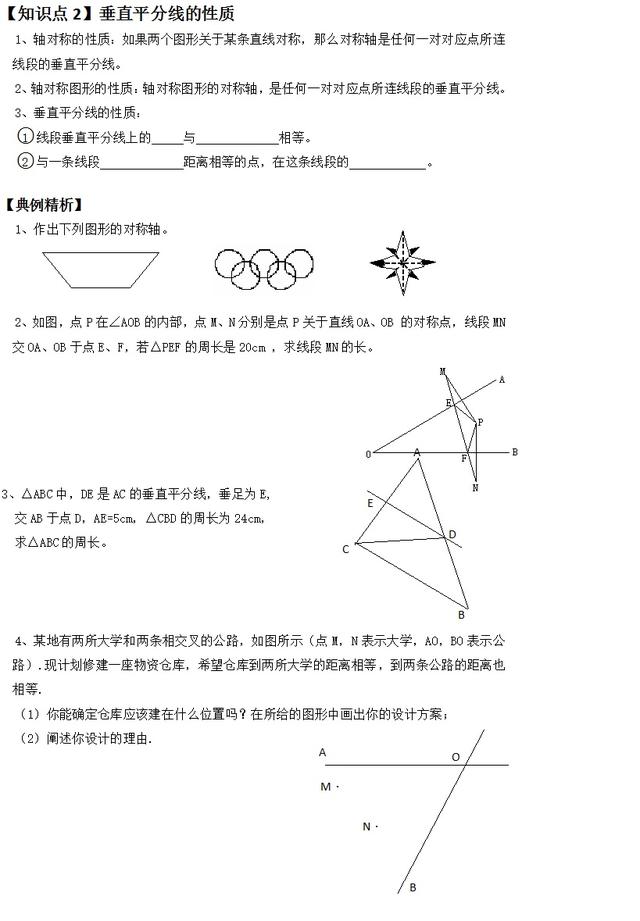 「八年级数学」轴对称查漏补缺，你真的全部掌握？这种题型会了？