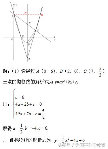 中考数学压轴题中的重难点，二次函数有关的存在性问题