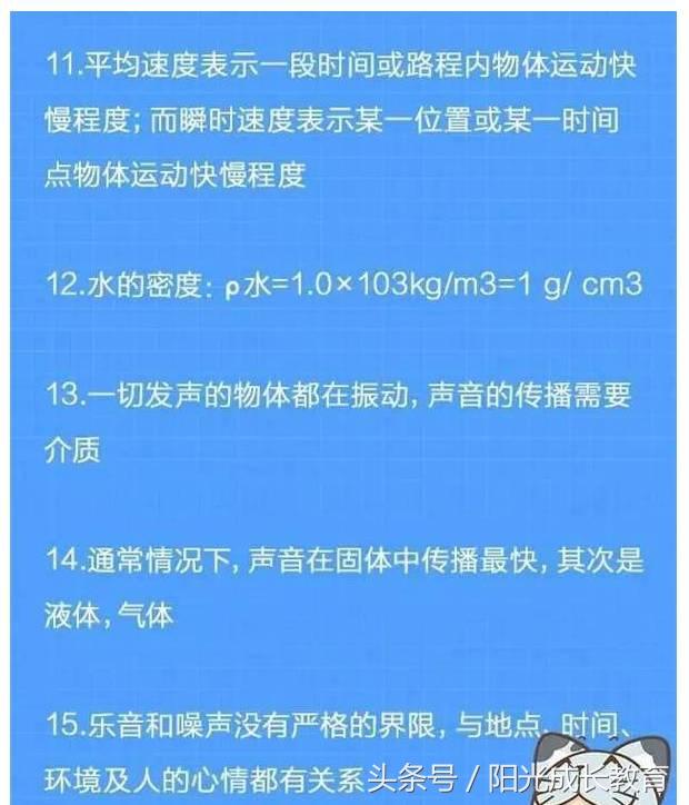 40个物理中考“错误率最高”的知识点