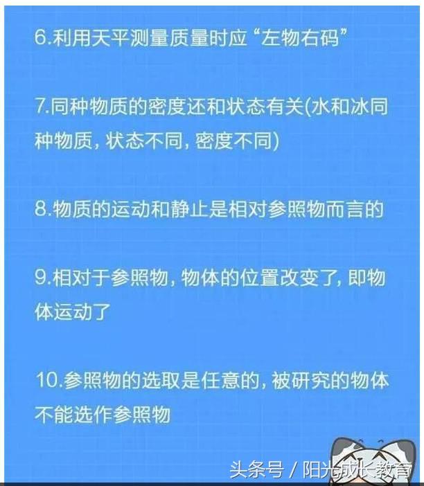 40个物理中考“错误率最高”的知识点