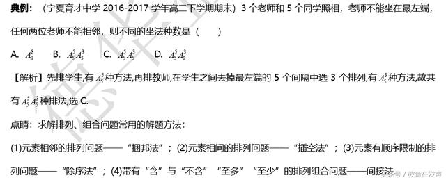 高中数学—排列组合！