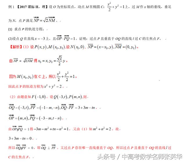 2018年高考数学压轴题突破140 动点轨迹成曲线 建立坐标是关键