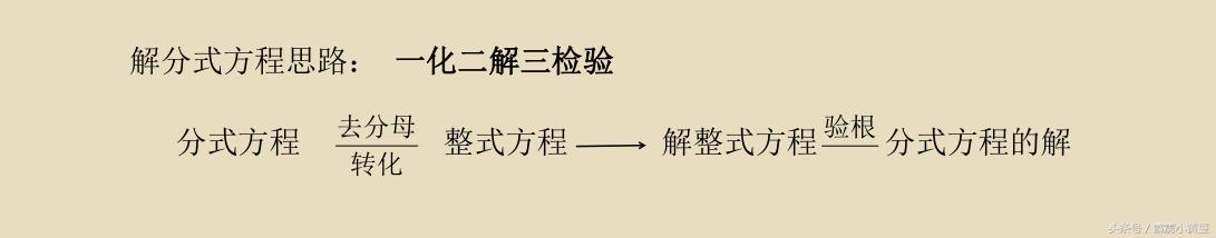 八年级《可化为一元一次方程的分式方程》中招必考，熟练掌握