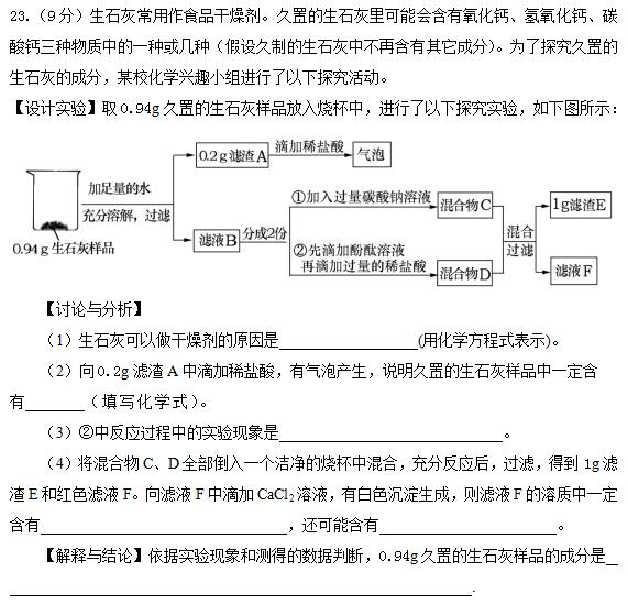 2018年中考化学专题复习之《氢氧化钠、氢氧化钙变质的探究》