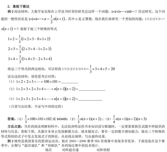 中考数学各种题型的突破方法，掌握了，你数学也能得高分！