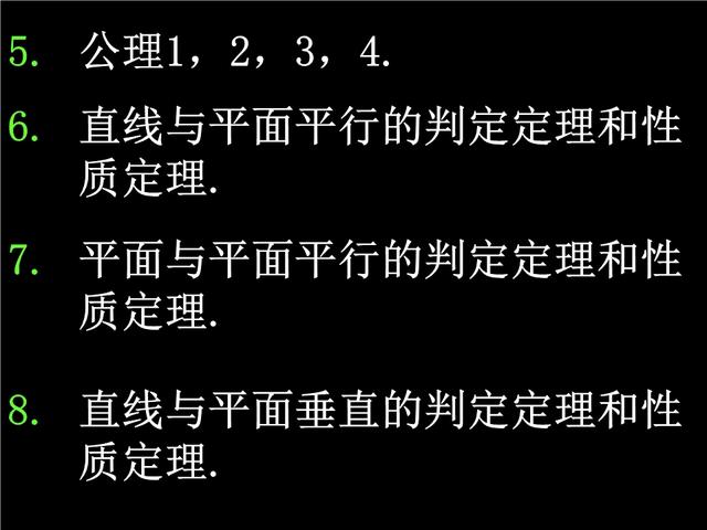 高考数学:立体几何考试说明，你必须掌握的考点说明